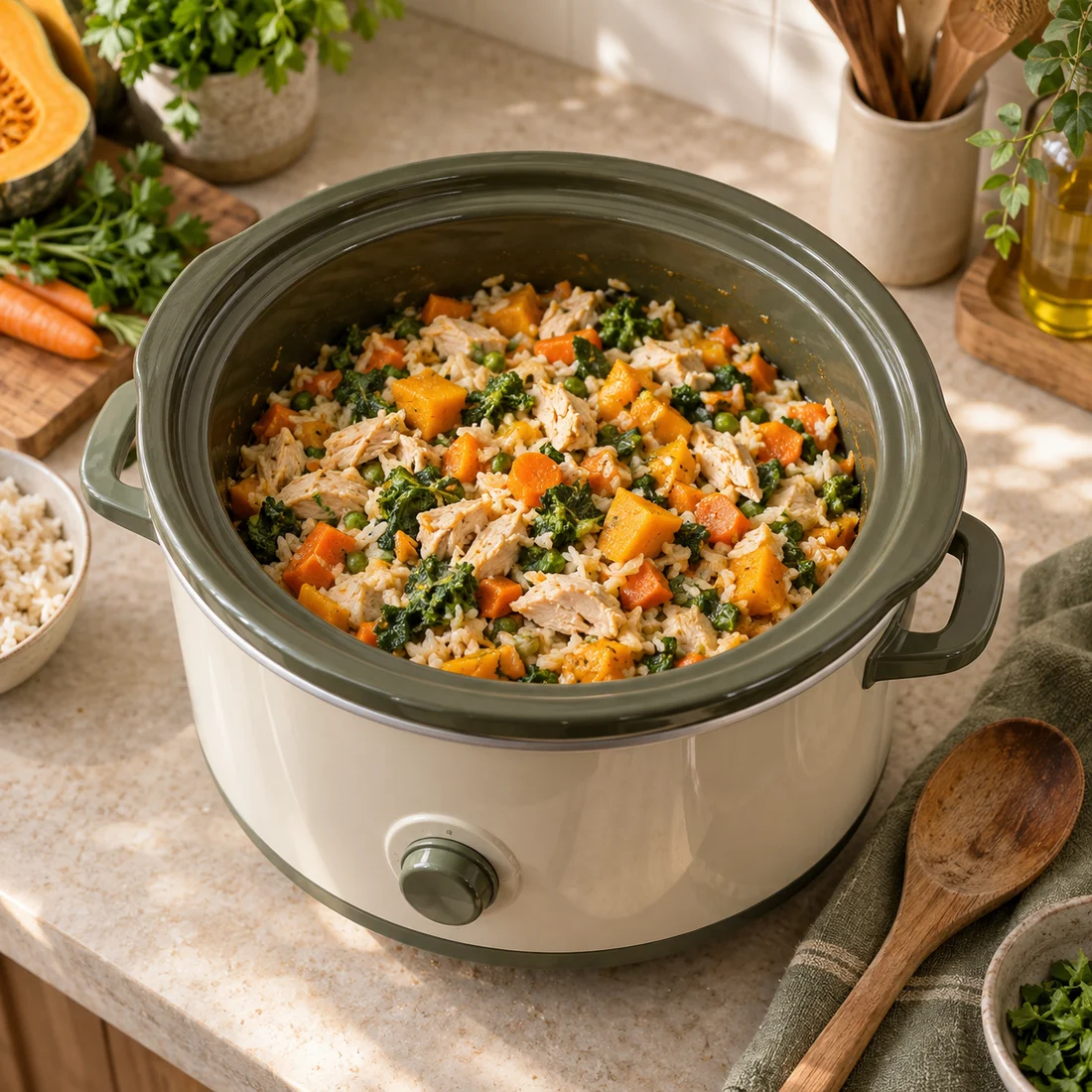 อาหารสุนัข Home-Cooked ที่ปรุงด้วย Crockpot